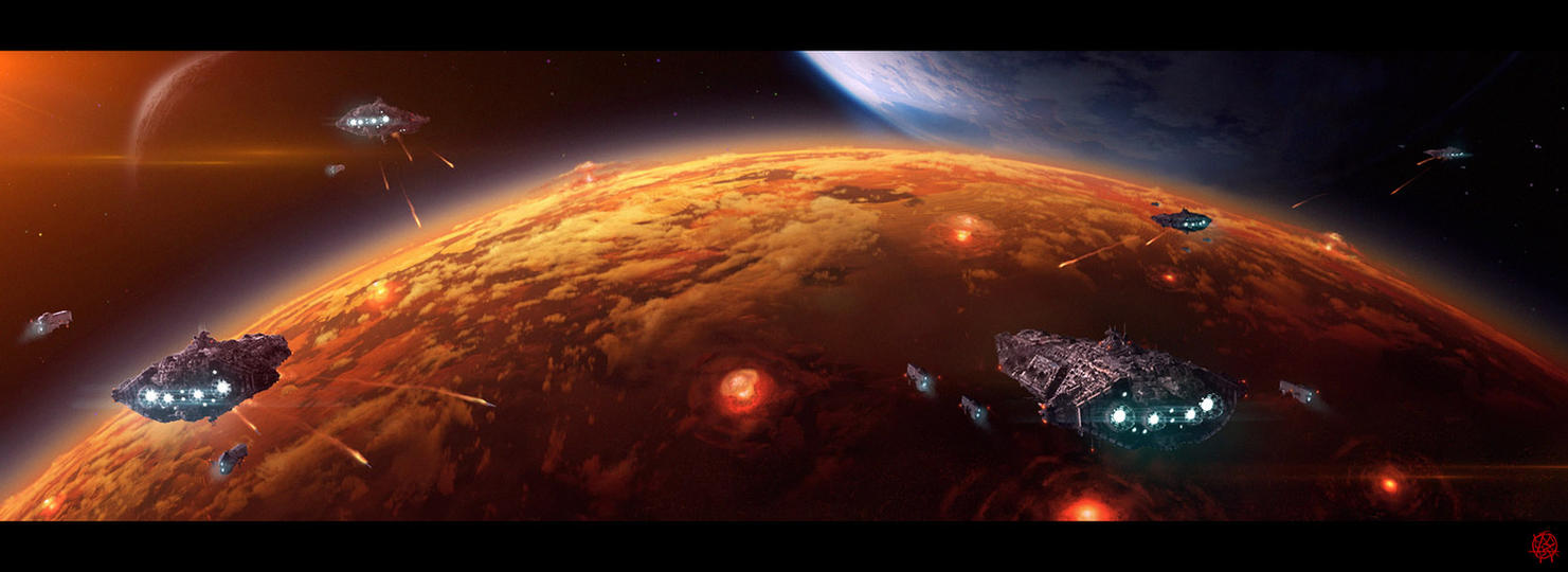 Орбитальная бомбардировка планеты Star Wars
